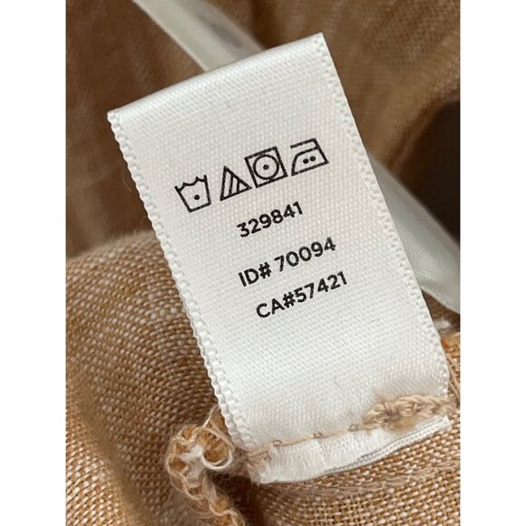 Lou and Grey 100% Linen Blush Asymmetrical Zipper Moto Jacket Size Medium - Picture 8 of 9